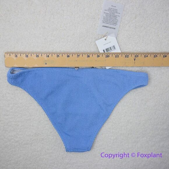 NEW Rhythm Free People Isla Rib‎ Hi Cut Pant in sky blue, size M - Picture 6 of 10